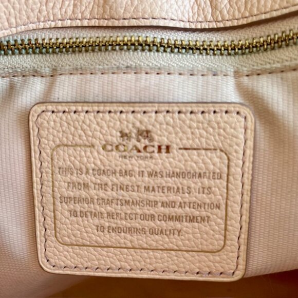 Coach Apricot Dakotah Mini Flap Bag - Picture 2 of 13